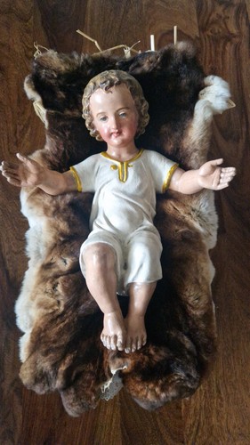 Antiche statuine presepe gesù - antiche,