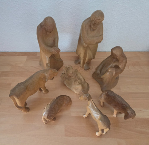 Statuine presepe legno per - statuine,