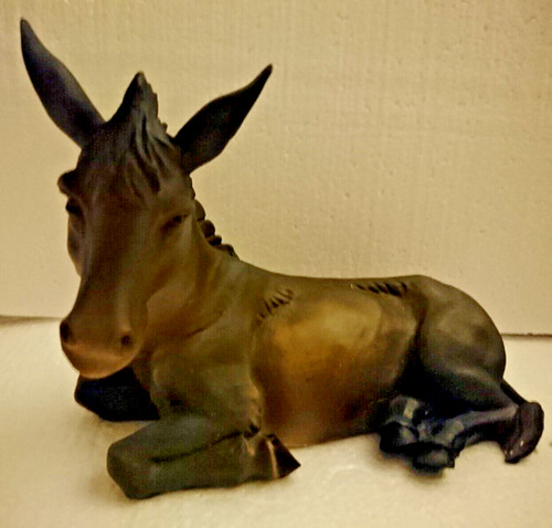 Statua presepe asinello figura - asinello,