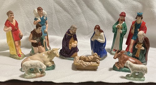 Presepe natalizio vintage 1952 - presepe,