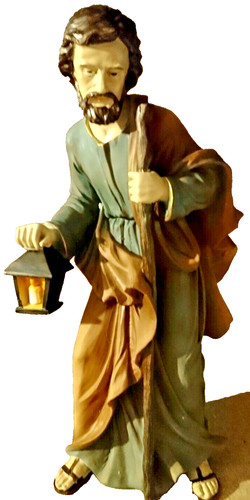 Statua presepe figura san - statua,