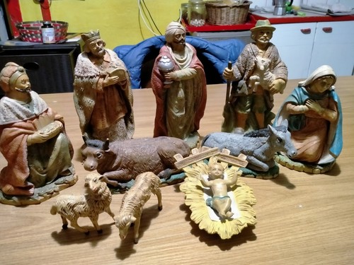Lotto statue presepe grandi - lotto,
