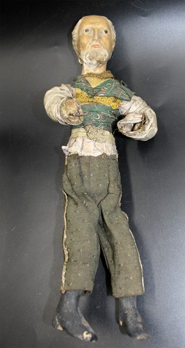 Antica grande statuina presepe - antica,