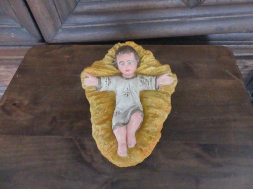 Grande vecchio gesù bambino - vecchio,